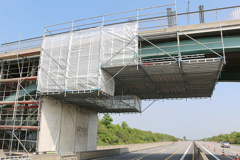 Sanierung der Autobahnbrücke A9 Zschepkau/ Thalheim