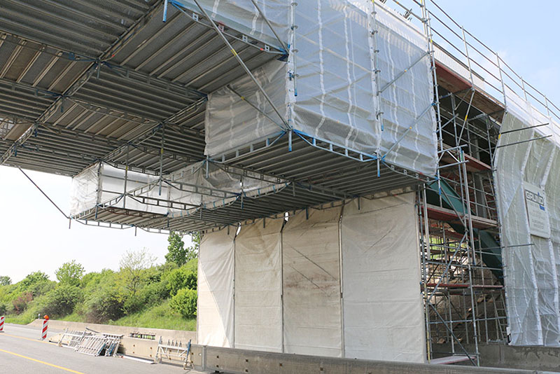 Sanierung der Autobahnbrücke A9 Zschepkau/ Thalheim