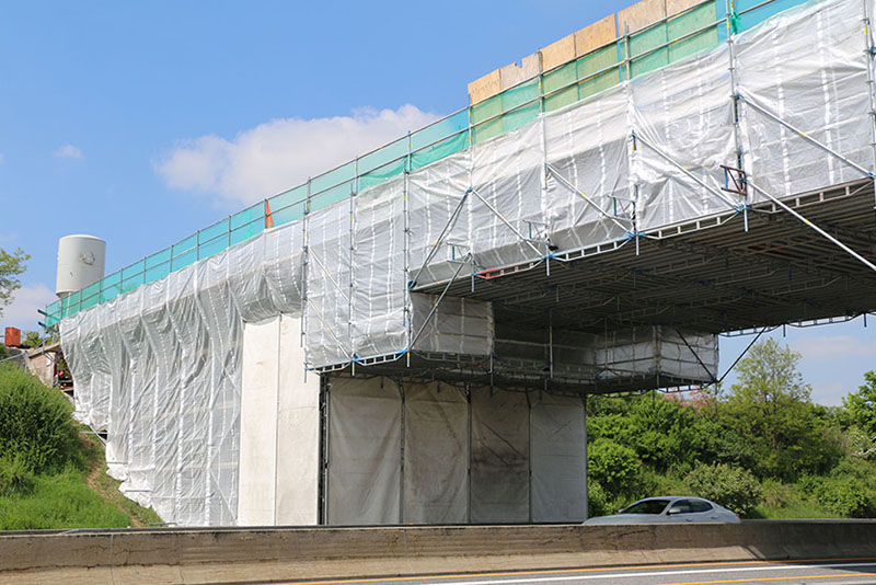 Sanierung der Autobahnbrücke A9 Zschepkau/ Thalheim