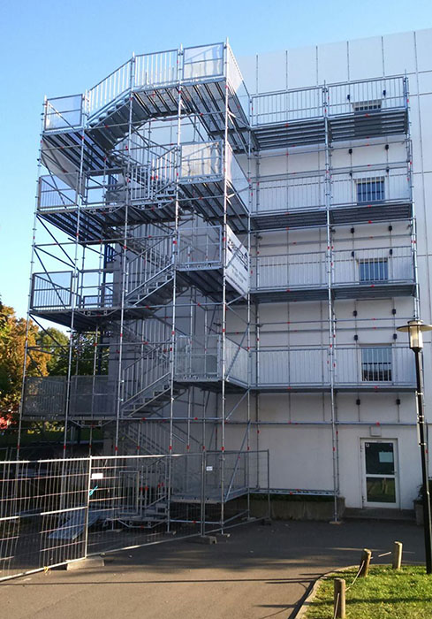 Fluchttreppe Friedrich-Ebert-Straße in Erfurt