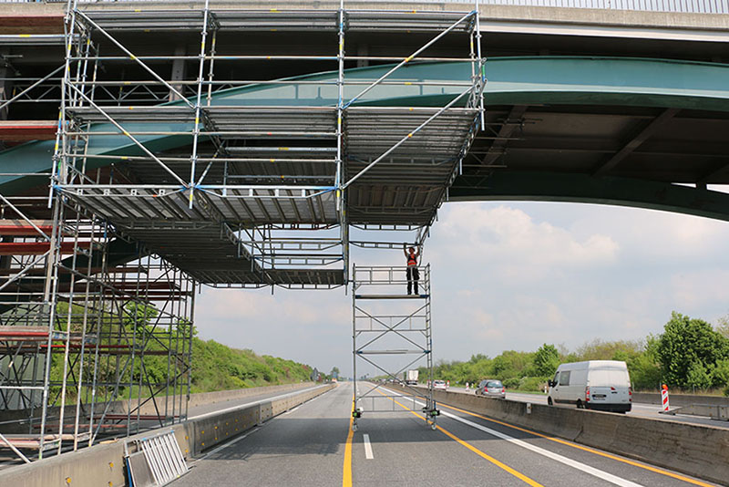 Sanierung der Autobahnbrücke an der A9 bei Zschepkau/ Thalheim