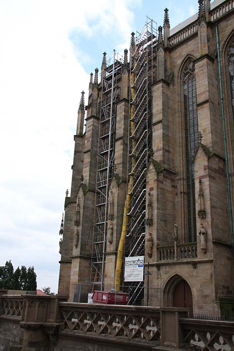 Sanierung der Außenfassade des Erfurter DOM St. Marien