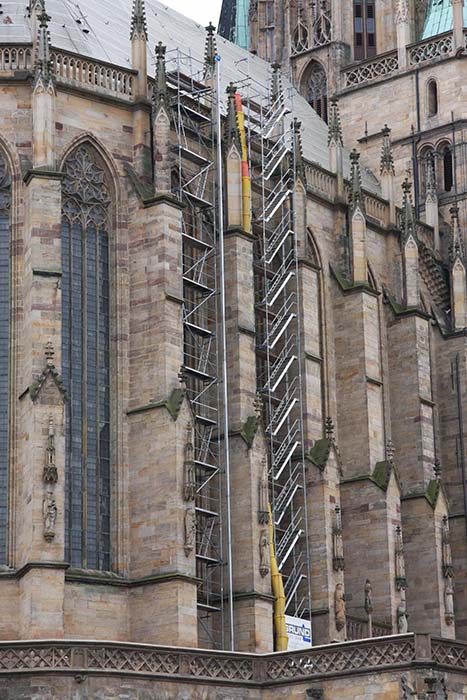 Sanierung der Außenfassade des Erfurter DOM St. Marien