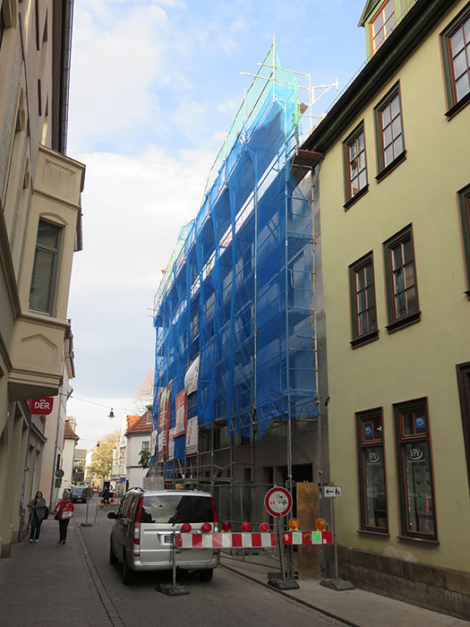 Neubau Bachmann Hotel in Erfurt, Ecke Futterstraße-Meienbergstraße