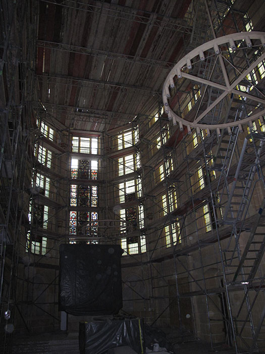Sanierung des Innenraum der Barfüßerkirche in Erfurt