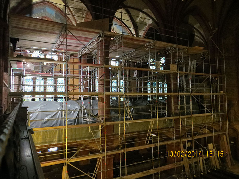 Sanierung des Altarraumes der Lutherkirche in Apolda – Bauabschnitt 1