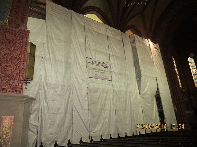 Sanierung des Altarraumes der Lutherkirche in Apolda – Bauabschnitt 1